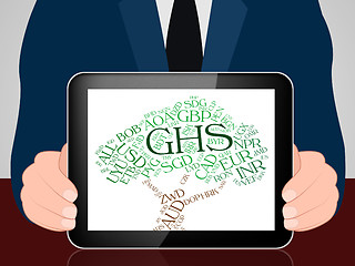 Image showing Ghs Currency Means Exchange Rate And Broker