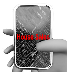 Image showing House Sales Indicates Phones Www And Phone