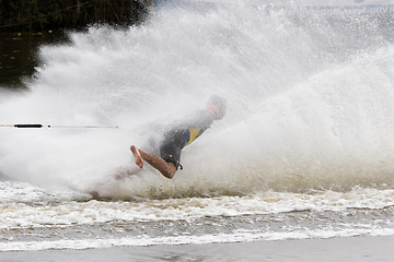 Image showing Barefoot Skiing