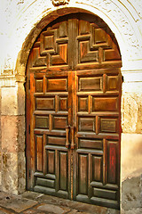 Image showing Wooden Door