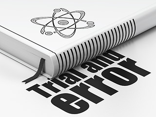 Image showing Science concept: book Molecule, Trial And Error on white background