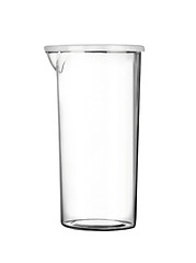 Image showing Empty plastic measuring cup