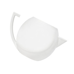 Image showing white teapot isolated