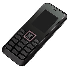 Image showing Simple cellphone isolated