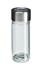 Image showing Medical bottle of clear glass