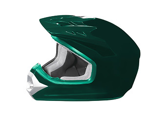 Image showing  black motorcycle helmet