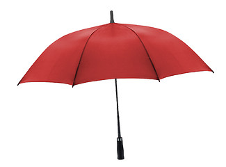 Image showing red umbrella isolated
