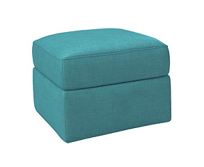 Image showing blue footstool