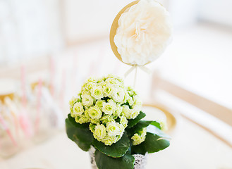 Image showing close up of festive flower decoration