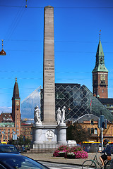 Image showing COPENHAGEN, DENMARK - AUGUST 16, 2016: The Liberty Memorial is p