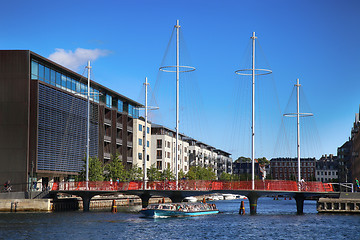 Image showing COPENHAGEN, DENMARK - AUGUST  16, 2016:  Beautiful view on the m