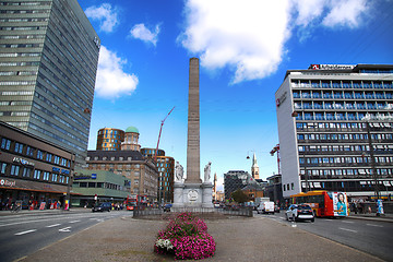 Image showing COPENHAGEN, DENMARK - AUGUST 16, 2016: The Liberty Memorial is p