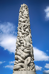Image showing EDITORIAL OSLO, NORWAY - AUGUST 18, 2016: Sculptures at Vigeland