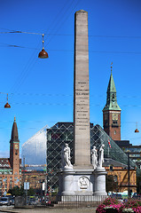 Image showing COPENHAGEN, DENMARK - AUGUST 16, 2016: The Liberty Memorial is p