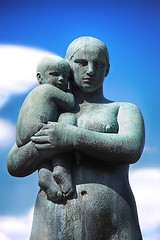 Image showing EDITORIAL OSLO, NORWAY - AUGUST 18, 2016: Sculptures at Vigeland