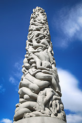 Image showing EDITORIAL OSLO, NORWAY - AUGUST 18, 2016: Sculptures at Vigeland