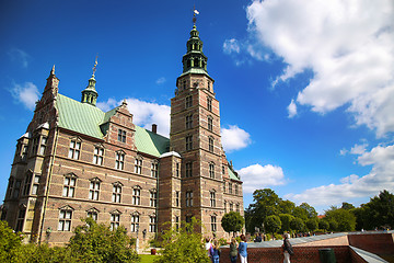 Image showing Copenhagen, Denmark – August 15, 2016: Rosenborg Castle is a r
