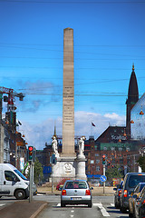Image showing COPENHAGEN, DENMARK - AUGUST 16, 2016: The Liberty Memorial is p