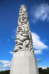 Image showing EDITORIAL OSLO, NORWAY - AUGUST 18, 2016: Sculptures at Vigeland