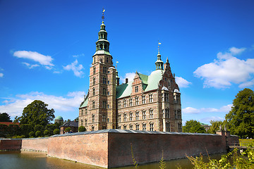 Image showing Copenhagen, Denmark – August 15, 2016: Rosenborg Castle is a r