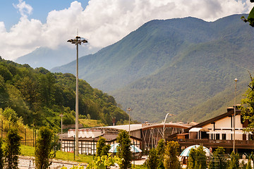 Image showing Comfortable hotel in the mountains.