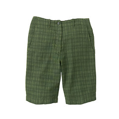 Image showing Green shorts isolated