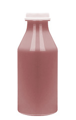 Image showing Fruit yogurt bottle