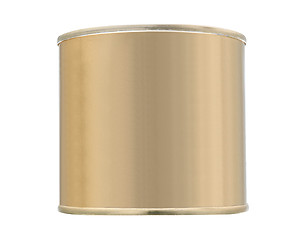 Image showing Tin can isolated