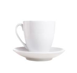 Image showing White Cup and dish