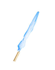 Image showing Blue umbrella