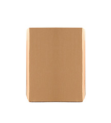 Image showing simple brown carton box isolated