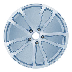 Image showing car alloy wheel