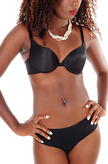 Image showing The torso of a black woman.