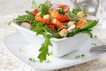 Image showing Delicious diet salad