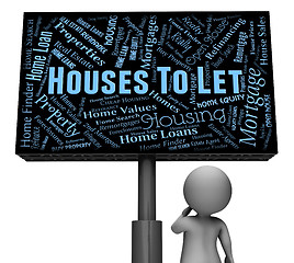 Image showing Houses To Let Means For Rent And Home