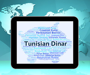 Image showing Tunisian Dinar Means Currency Exchange And Broker