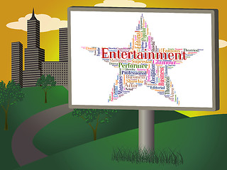 Image showing Entertainment Star Indicates Motion Picture And Celebration