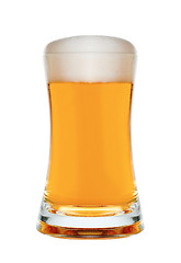 Image showing Glass of beer isolated 