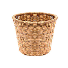 Image showing Empty wicker basket