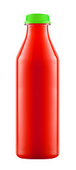 Image showing Bottle with juice isolated 