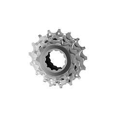 Image showing bike cassette isolated