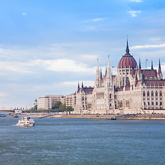 Image showing Budapest parliament view