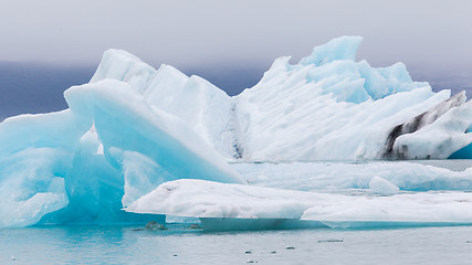 Image showing Jokulsarlon is a large glacial lake in southeast Iceland