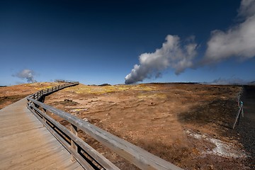 Image showing Geothermally active valley