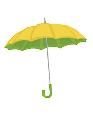 Image showing Open classic elegant umbrella vector illustration.