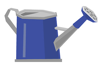 Image showing Watering can vector illustration.