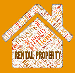 Image showing Rental Property Represents Real Estate And Apartments