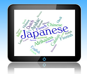 Image showing Japanese Language Means Word Translate And Cjapan