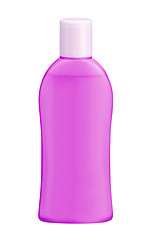 Image showing Shampoo bottle isolated