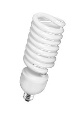 Image showing Energy saving fluorescent light bulb 